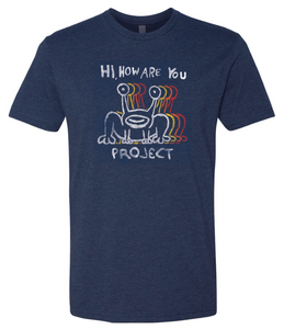 HHAY Project "Triple Frog" t-shirt Vintage Navy